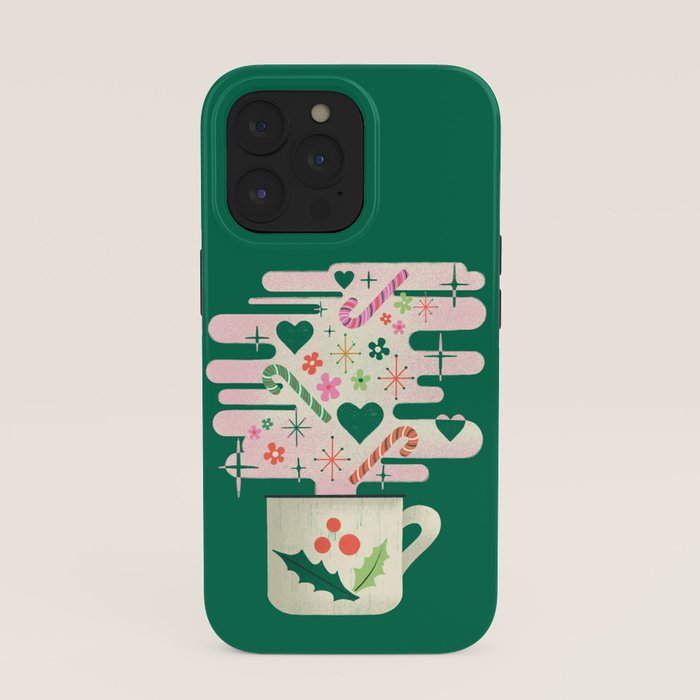 A Cup of Cheer - Warm Wishes Festive Holiday Mug iPhone Case