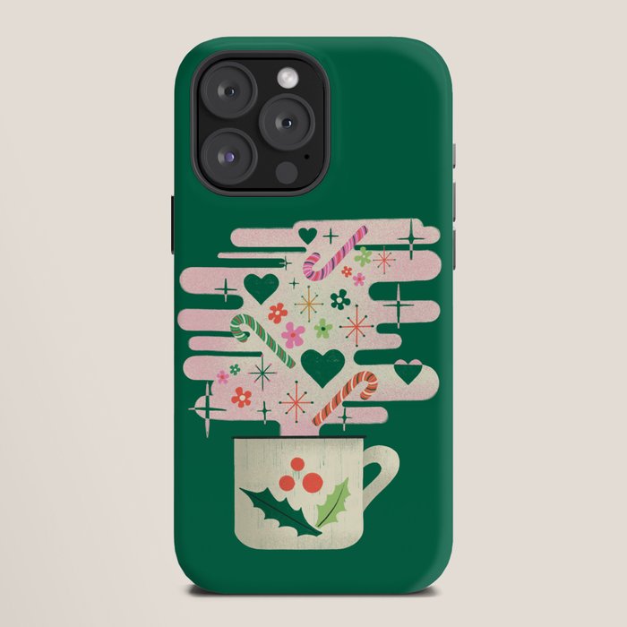 A Cup of Cheer - Warm Wishes Festive Holiday Mug iPhone Case