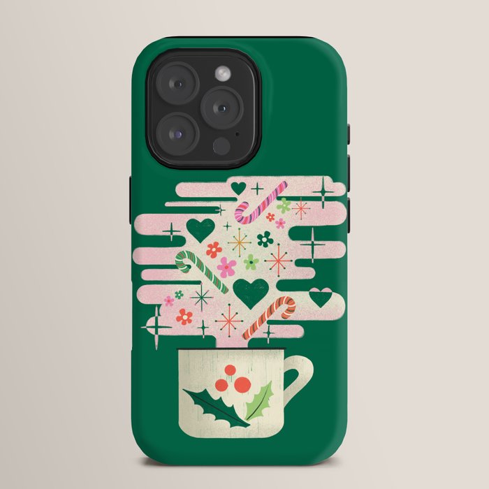A Cup of Cheer - Warm Wishes Festive Holiday Mug iPhone Case
