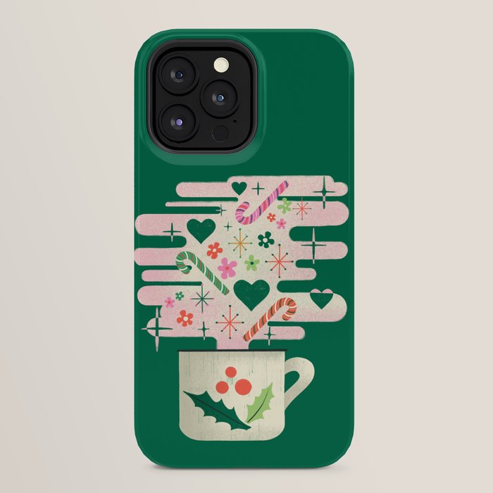 A Cup of Cheer - Warm Wishes Festive Holiday Mug iPhone Case