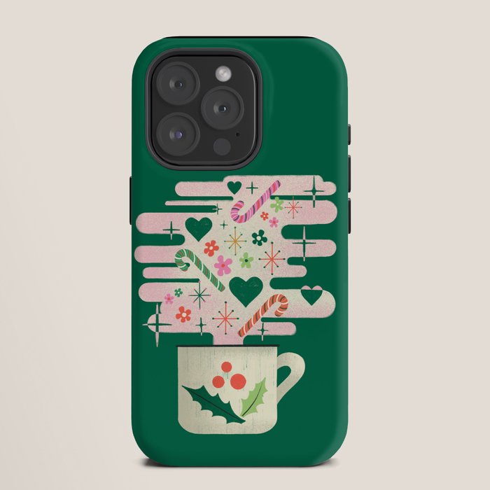 A Cup of Cheer - Warm Wishes Festive Holiday Mug iPhone Case