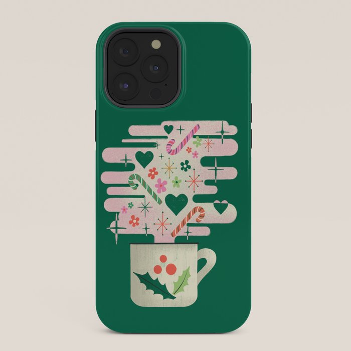 A Cup of Cheer - Warm Wishes Festive Holiday Mug iPhone Case