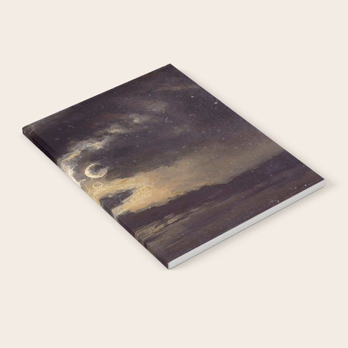 "Clouds in Moonlight" by Knud Baade, 1843 Notebook
