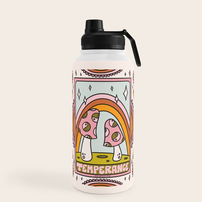 14. Temperance Tarot Mushroom Water Bottle