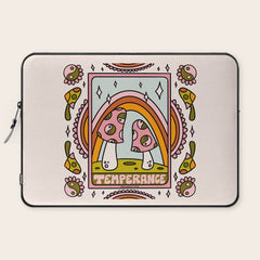 14. Temperance Tarot Mushroom Laptop Sleeve