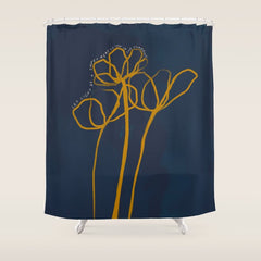 "Let Light Be A Sweet Rebellion In The Shadows." Shower Curtain