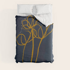 "Let Light Be A Sweet Rebellion In The Shadows." Duvet Cover