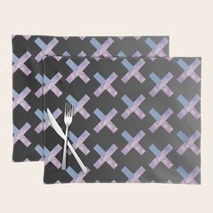2010s era egirl x pattern Placemat