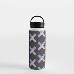 2010s era egirl x pattern Water Bottle