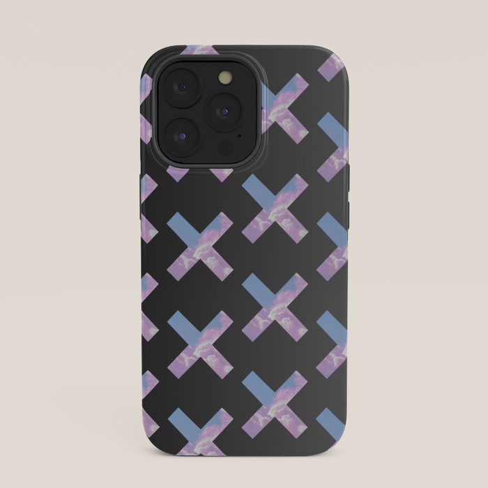 2010s era egirl x pattern iPhone Case