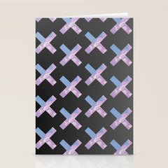 2010s era egirl x pattern Stationery Card