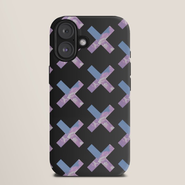 2010s era egirl x pattern iPhone Case