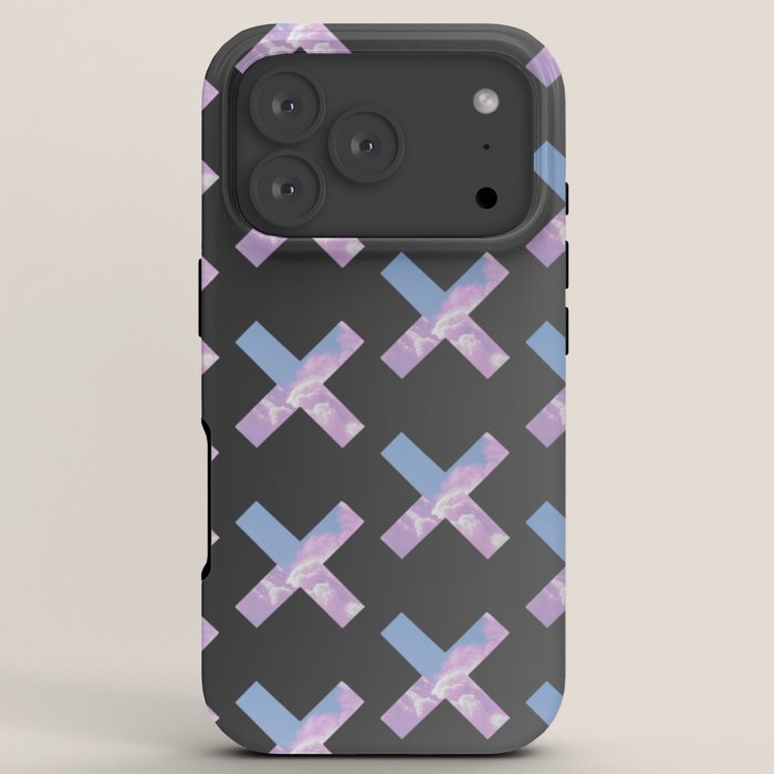 2010s era egirl x pattern iPhone Case