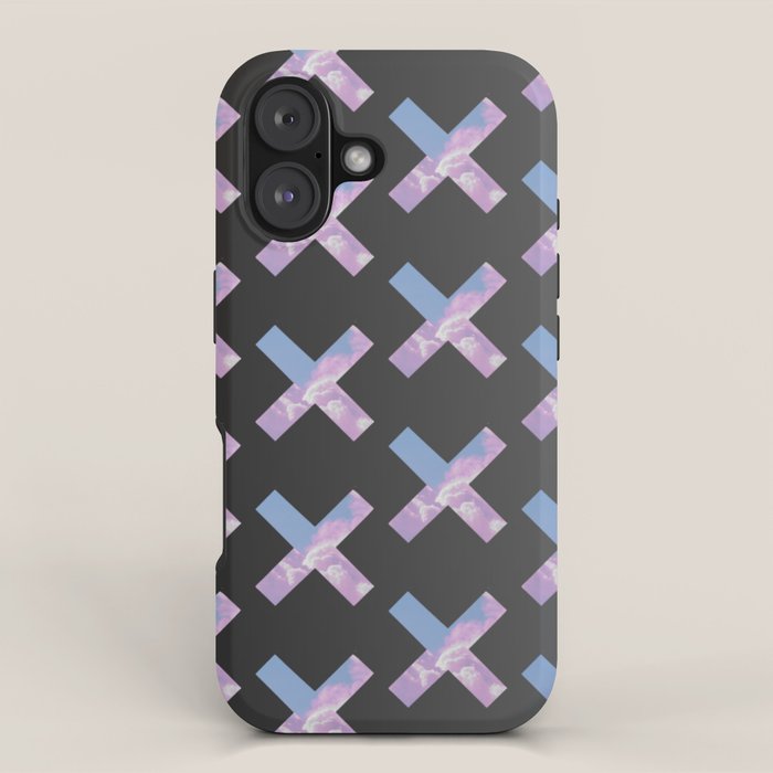 2010s era egirl x pattern iPhone Case