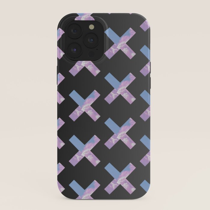 2010s era egirl x pattern iPhone Case