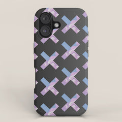 2010s era egirl x pattern iPhone Case