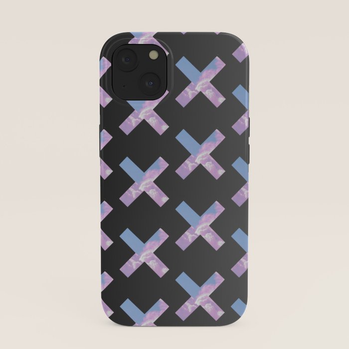 2010s era egirl x pattern iPhone Case