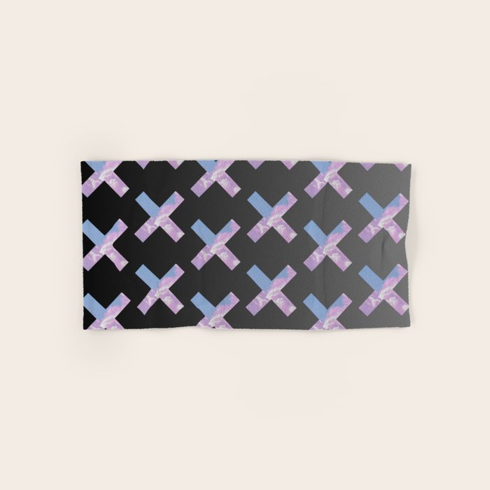 2010s era egirl x pattern Bath Towel