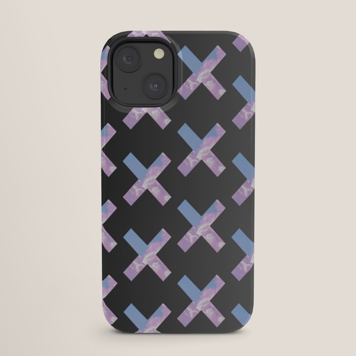 2010s era egirl x pattern iPhone Case
