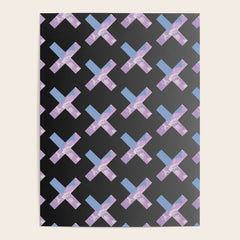 2010s era egirl x pattern Poster