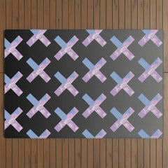 2010s era egirl x pattern Outdoor Rug