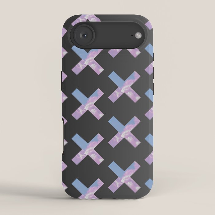 2010s era egirl x pattern iPhone Case