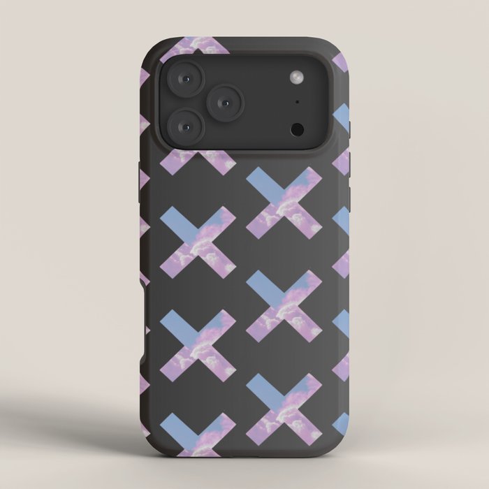 2010s era egirl x pattern iPhone Case