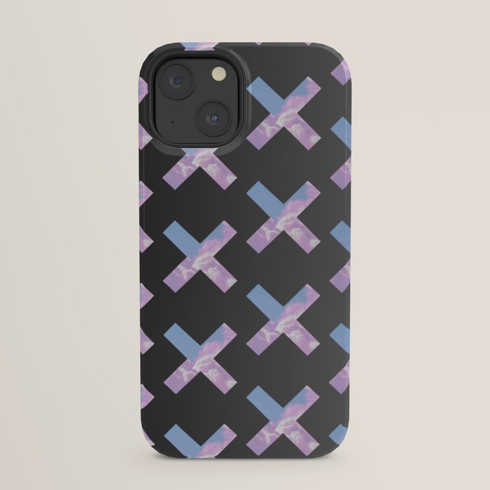 2010s era egirl x pattern iPhone Case