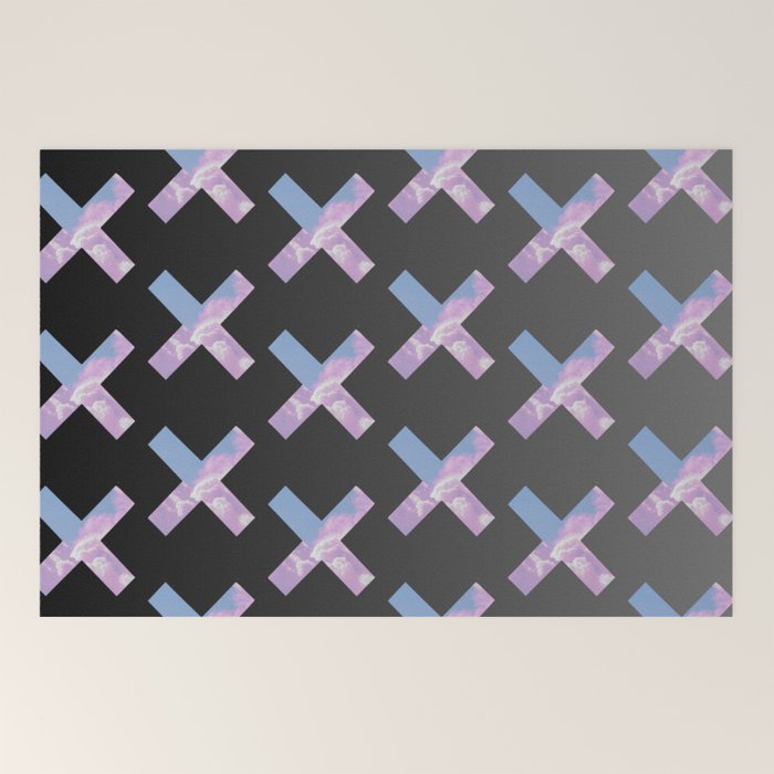 2010s era egirl x pattern Welcome Mat