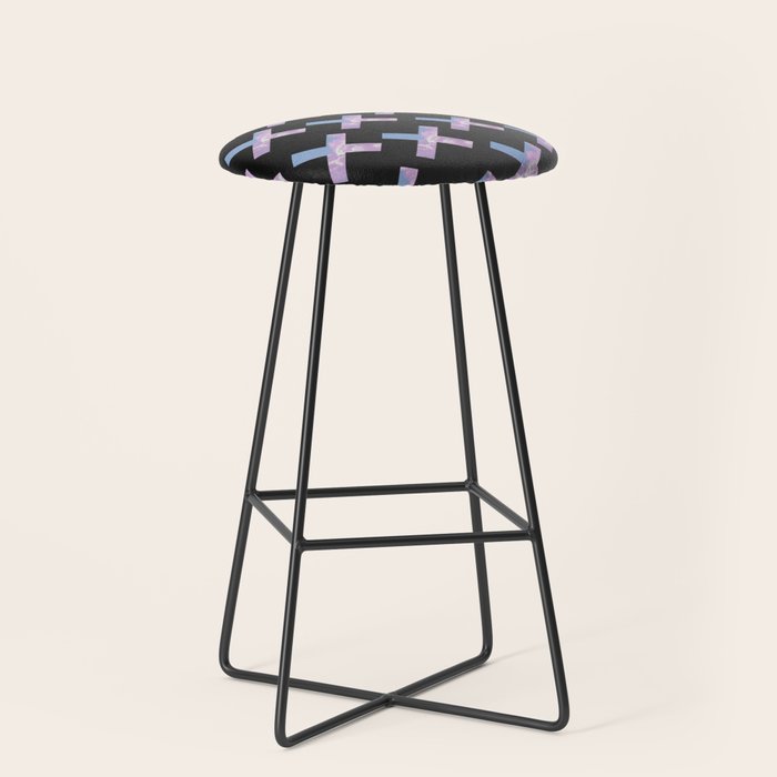 2010s era egirl x pattern Stool