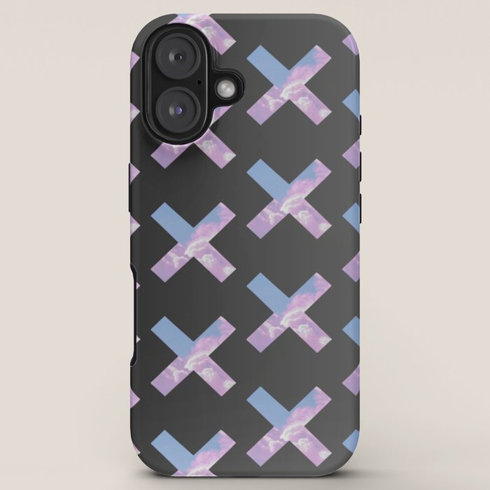 2010s era egirl x pattern iPhone Case