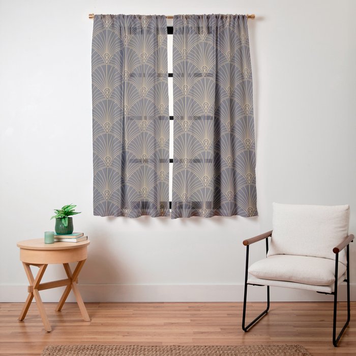 1920s revival Window Curtain