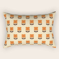 70s Flower Pattern #2 Rectangular Pillow