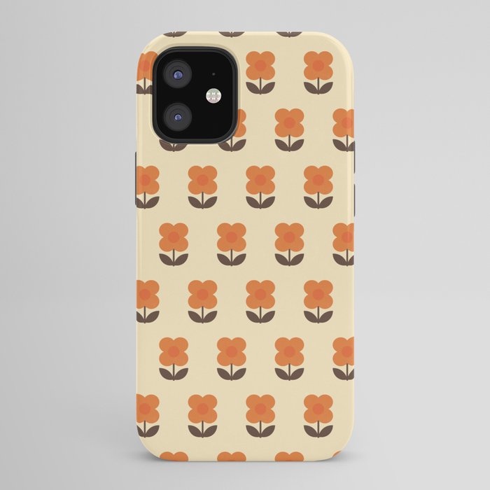 70s Flower Pattern #2 iPhone Case