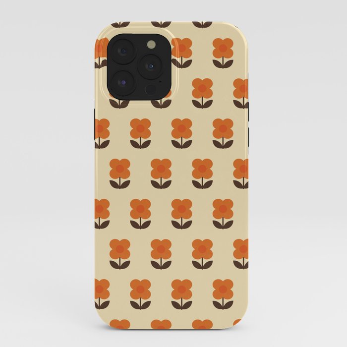 70s Flower Pattern #2 iPhone Case