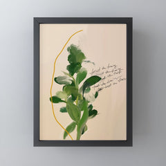"Trust The Timing." Mini Art Print