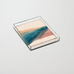 "Even Here, There Are All These Little Places Where The Light Gets In." Acrylic Tray
