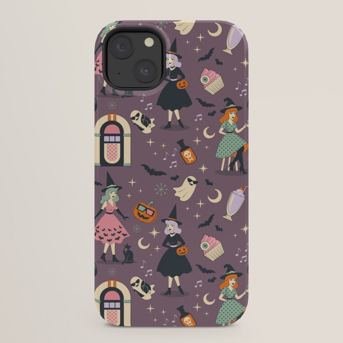 50s Witch Vibes iPhone Case