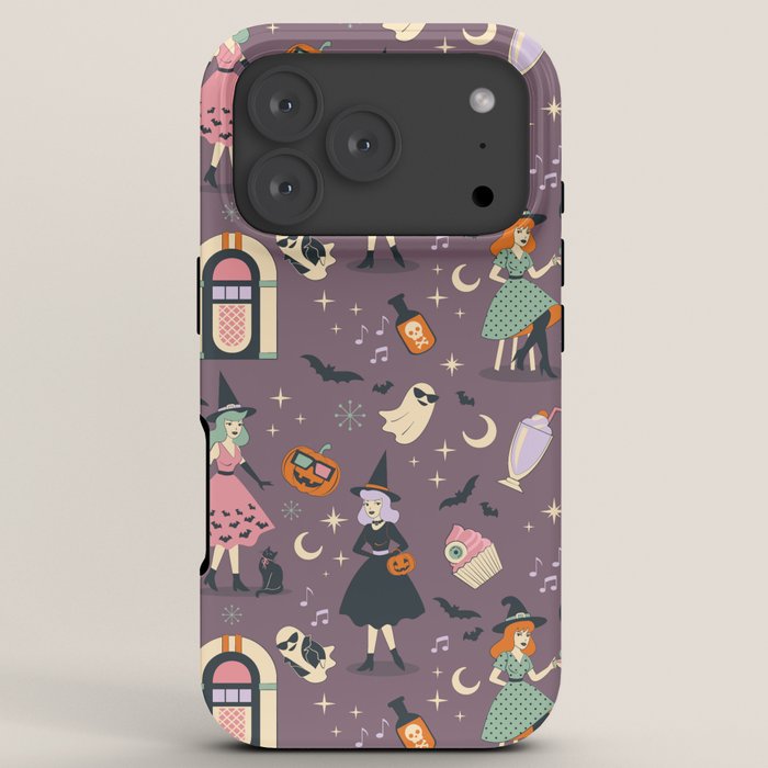 50s Witch Vibes iPhone Case