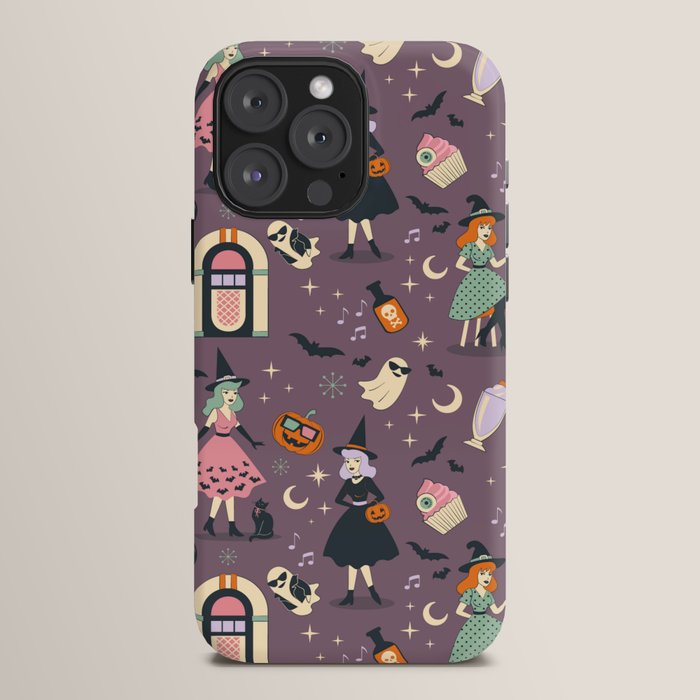50s Witch Vibes iPhone Case