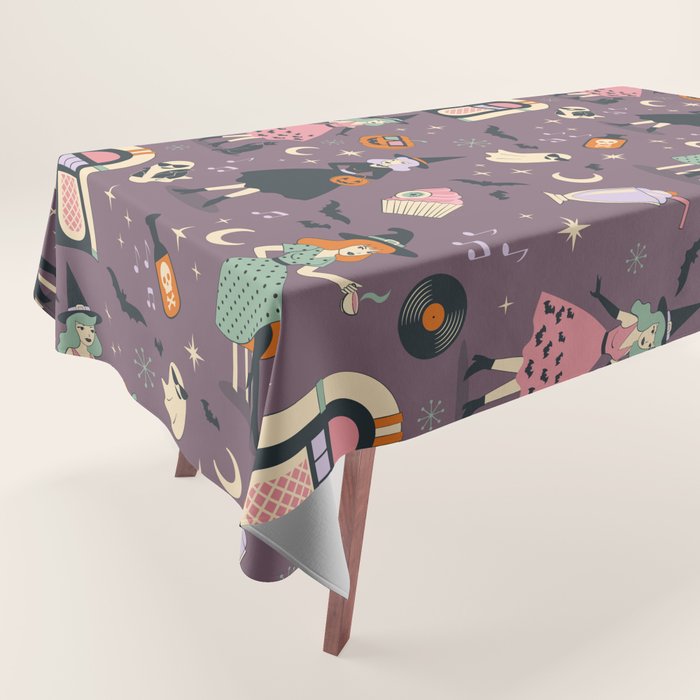 50s Witch Vibes Tablecloth