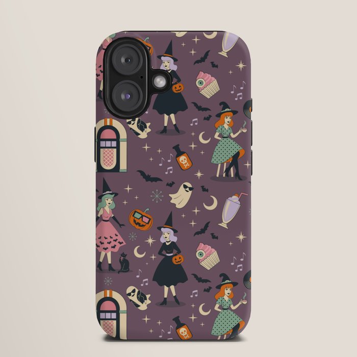 50s Witch Vibes iPhone Case