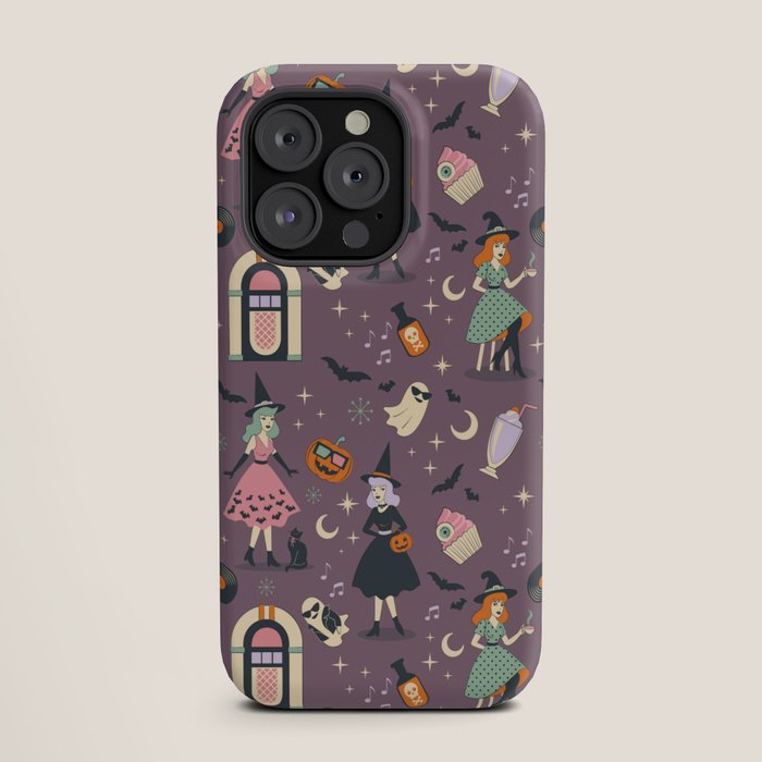50s Witch Vibes iPhone Case