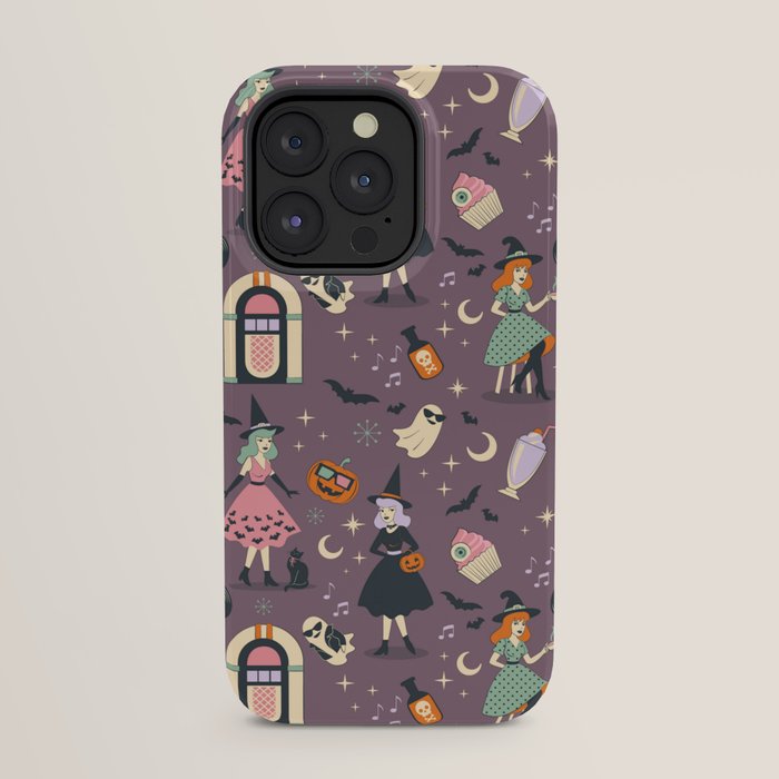 50s Witch Vibes iPhone Case