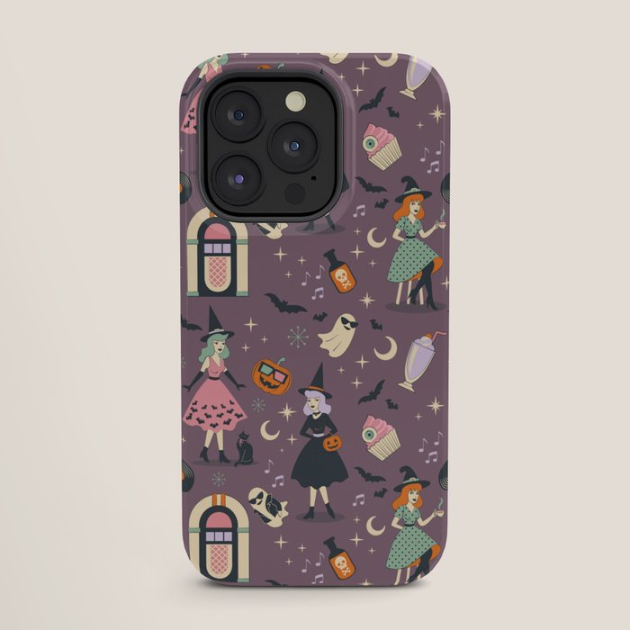 50s Witch Vibes iPhone Case