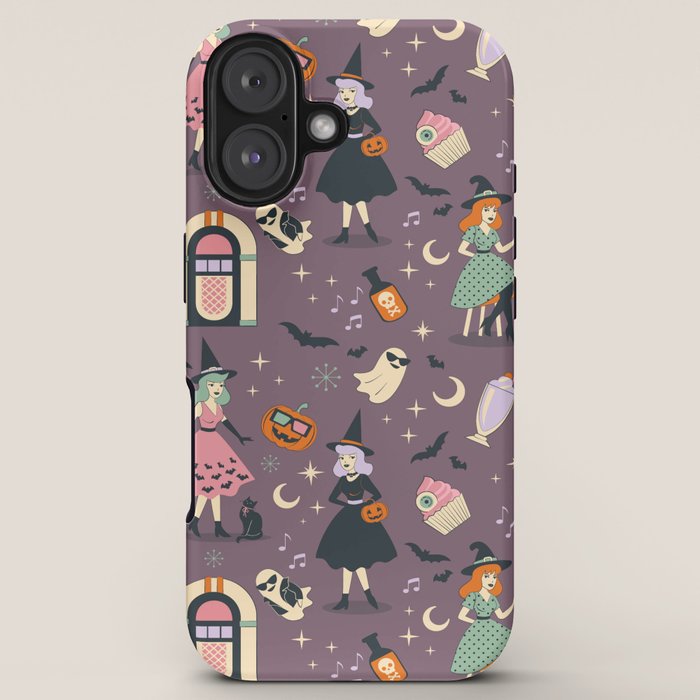 50s Witch Vibes iPhone Case