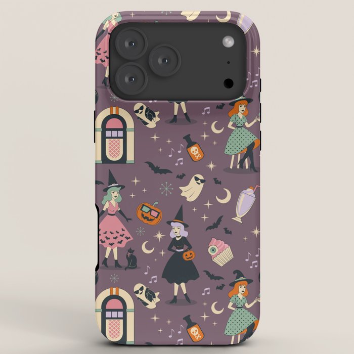 50s Witch Vibes iPhone Case