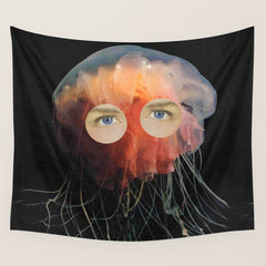 A (very) Jelly Fish Wall Tapestry