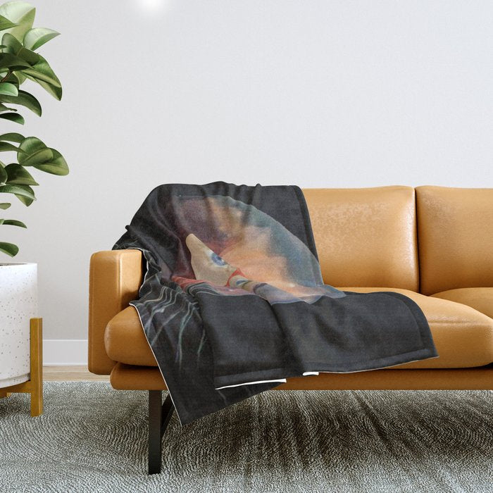 A (very) Jelly Fish Throw Blanket
