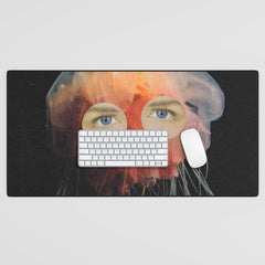 A (very) Jelly Fish Desk Mat